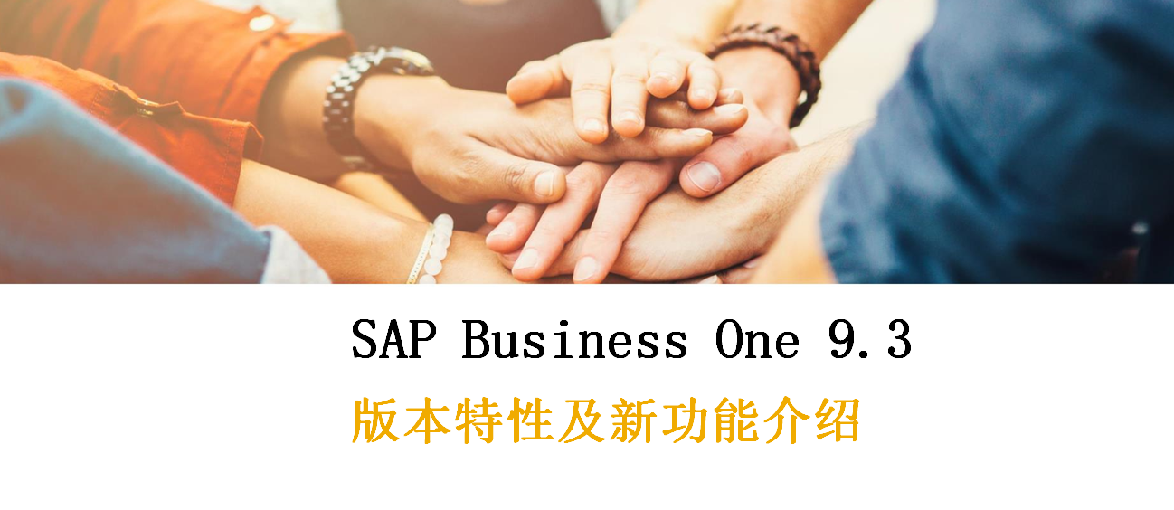 SAP Business One 9.3,SAP Business One新功能,SAP厂商