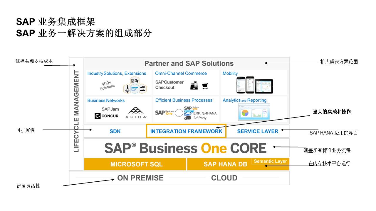 SAP Business One,SAP业务一体化,SAP Business One功能概述