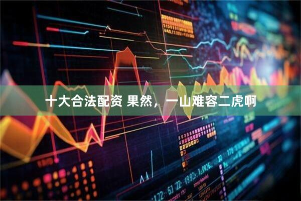 十大合法配资 果然，一山难容二虎啊
